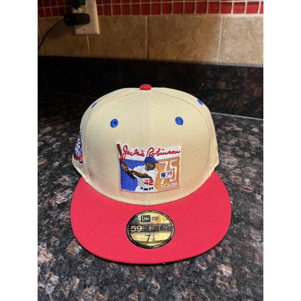 Jackie Robinson 75 Years New Era Hat 59 Fifty Size 7 1/4 Capsule Exclusive
